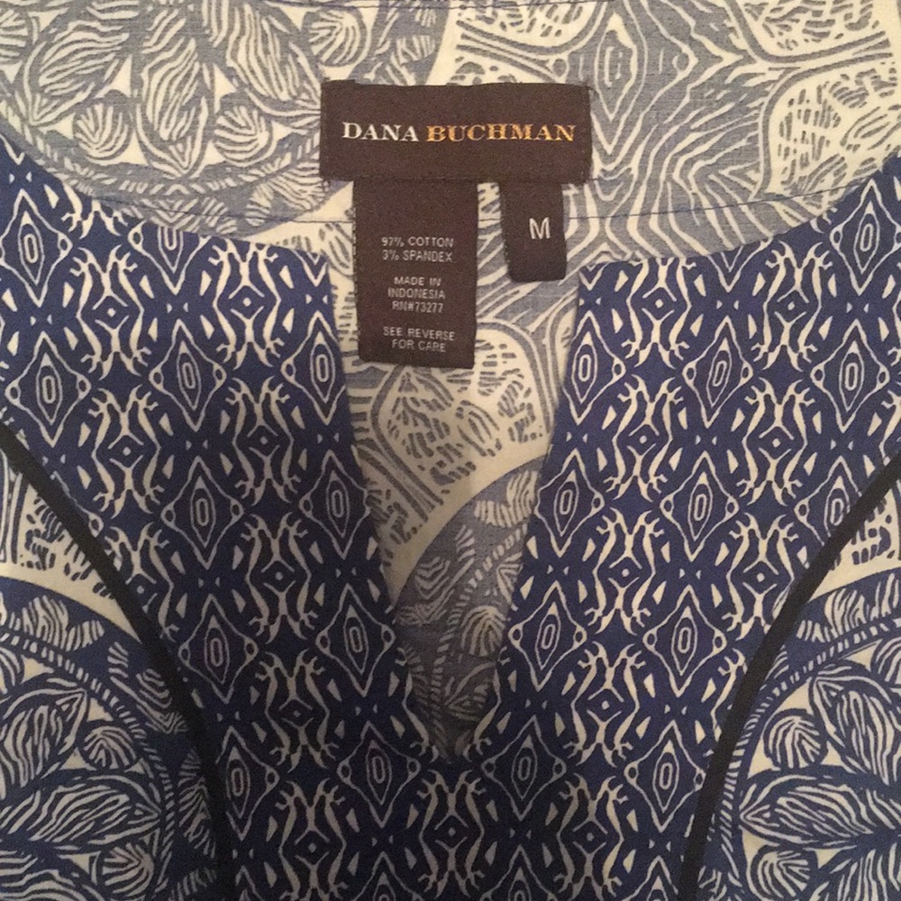 Medium Blue Design Top - Picture 2 of 3